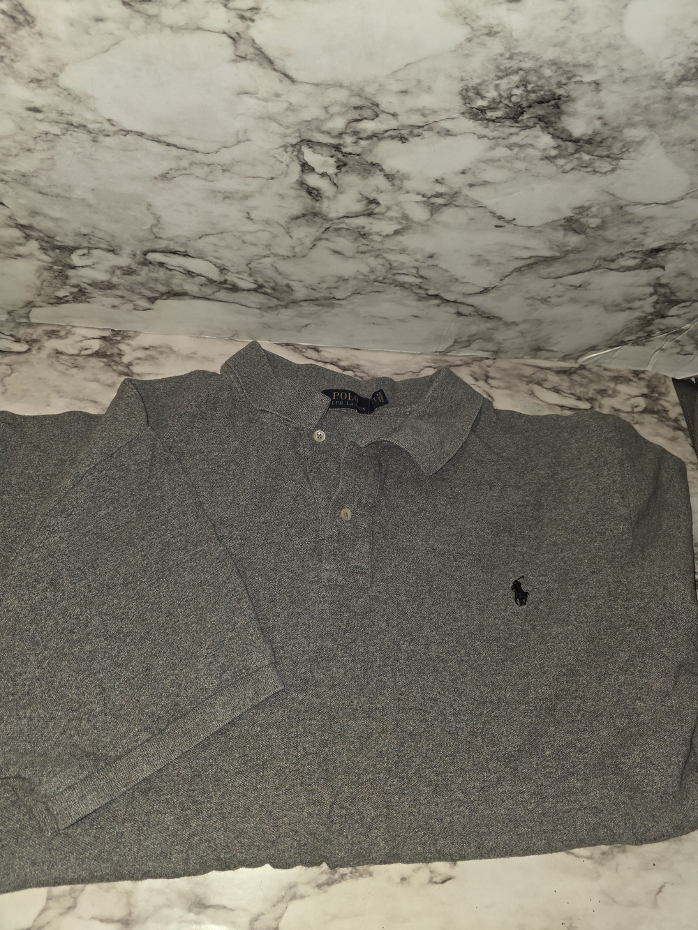 Polo by Ralph Lauren Gray Classic Short-Sleeve Polo